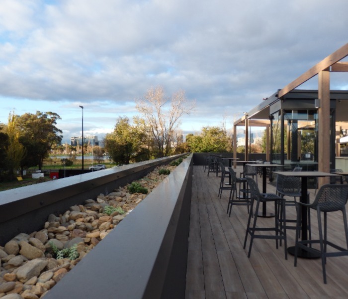 Outdoor bar