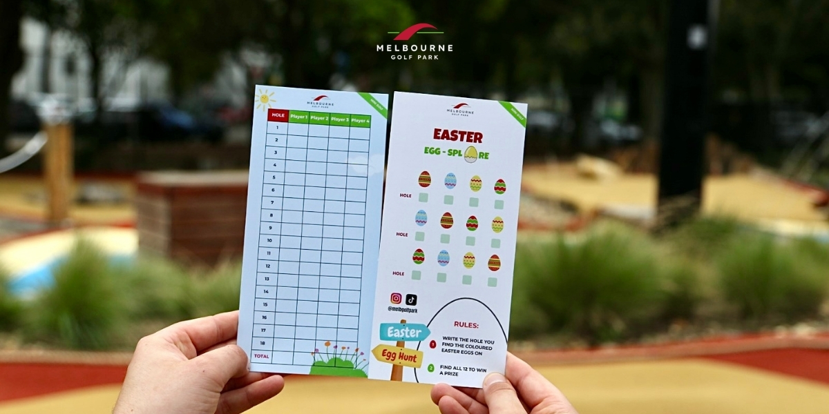 Mini Golf Easter Scorecard