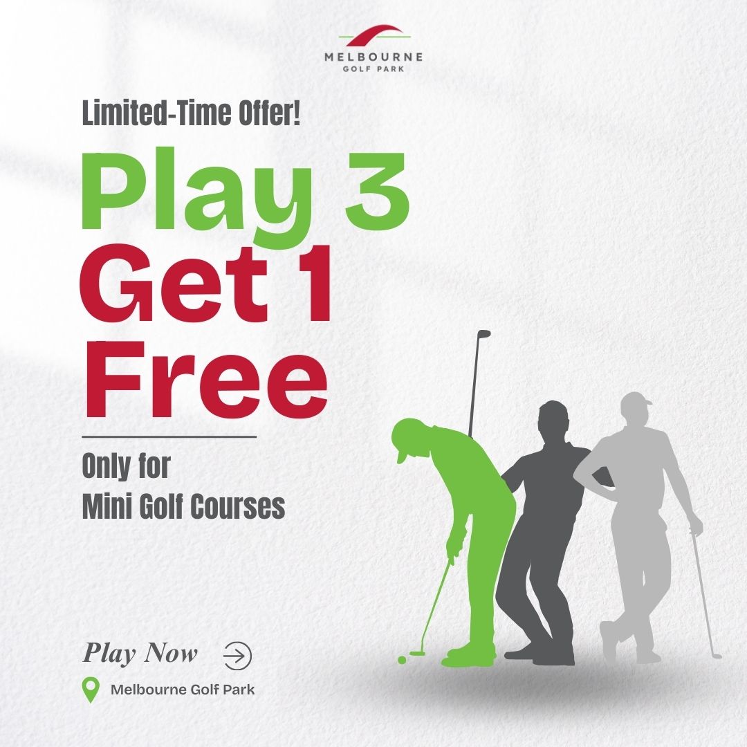 Play 3 Get 1 FREE - Mini Golf These Holidays