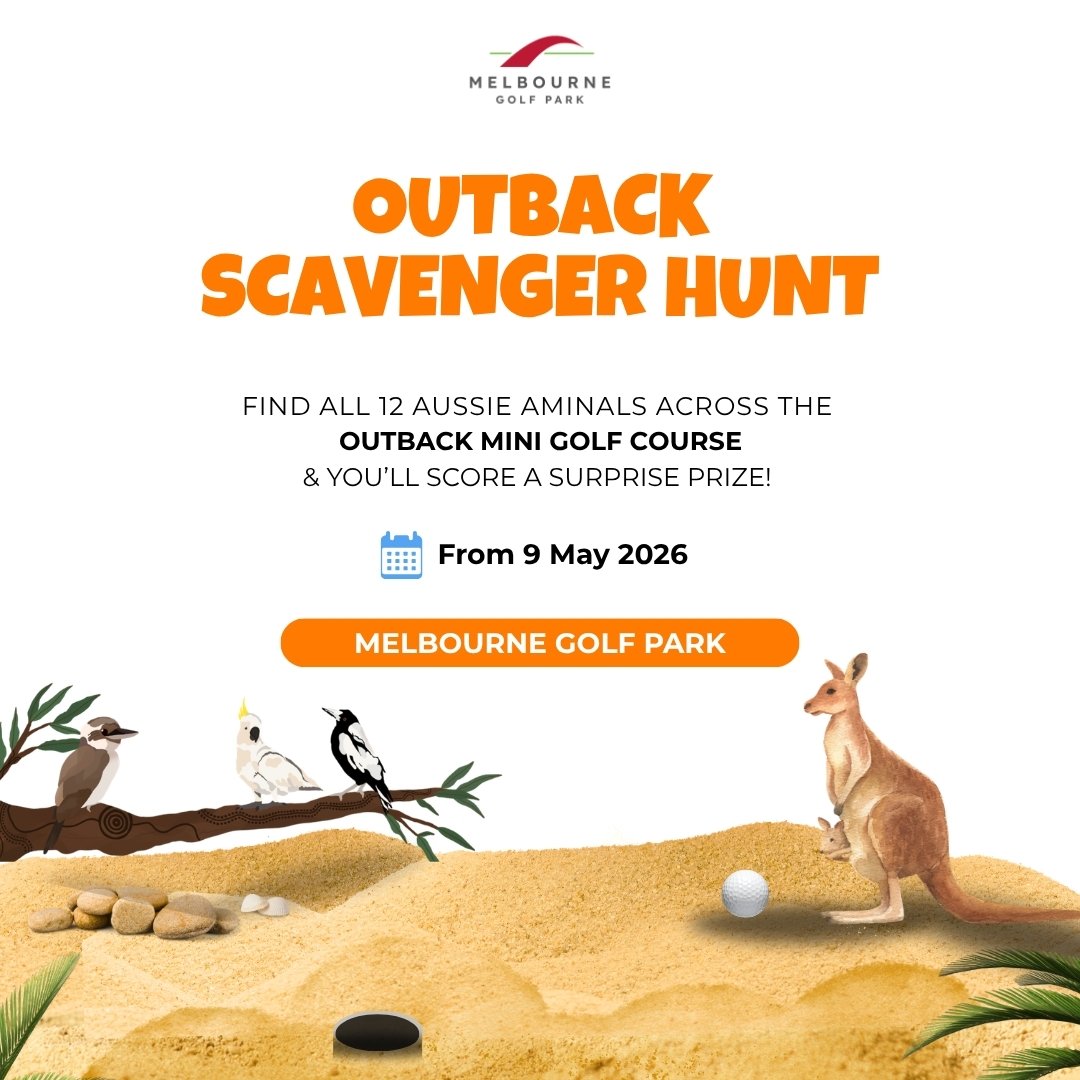 NEW Outback Scavenger Hunt at Melboure Golf Park!